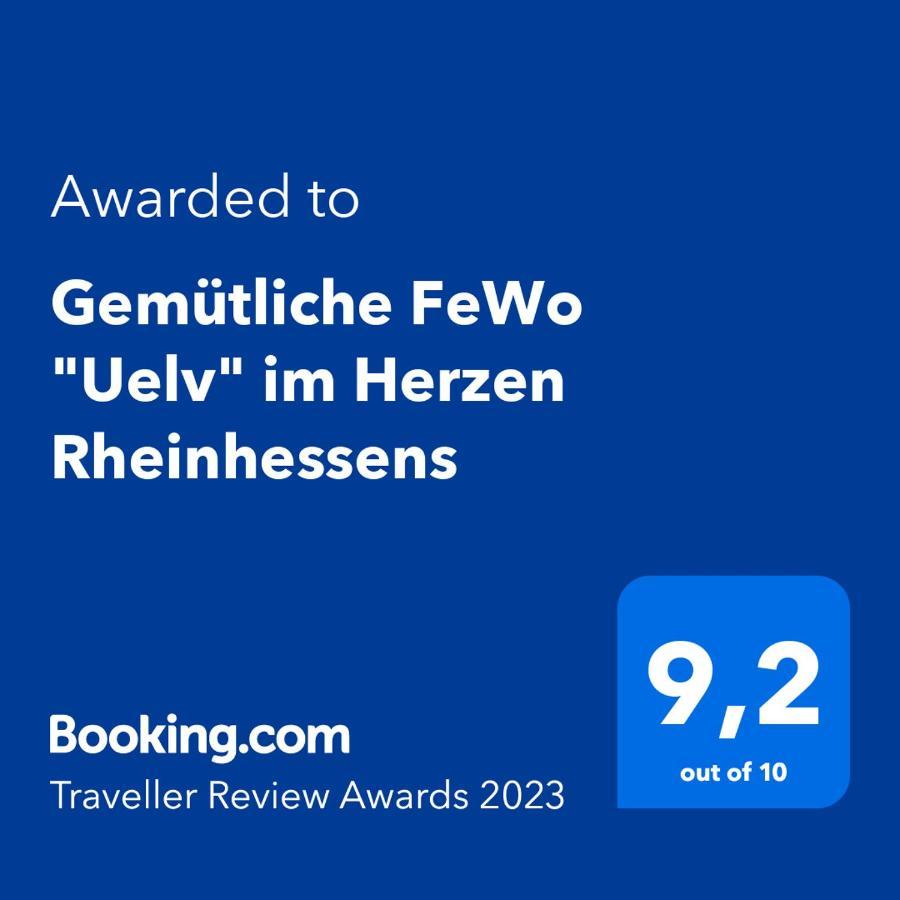 Gemütliche FeWo Uelv im Herzen Rheinhessens Uelversheim Exterior foto